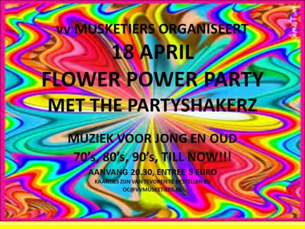 18 april - Flower Power Party