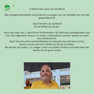 In Memoriam: Geurt van de Weerd