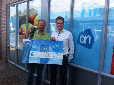 Mooie opbrengst sponsormuntenactie
