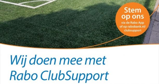 Rabo ClubSupport: Stem jij ook op onze mooie club?