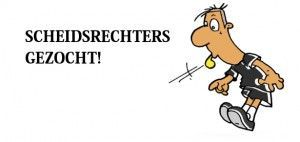 Scheidsrechters gezocht!
